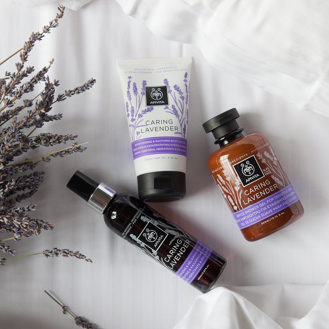 Our #hypoallergenic #CaringLavender #body range is especially designed for #sensitiveskin and offers instant soothing effect, soft #skin and intensive nourishment.
Plus it smells divine and will instantly help you #relax!
Shop now ➡️ow.ly/23kC50jvnuK
#apivita #lavender