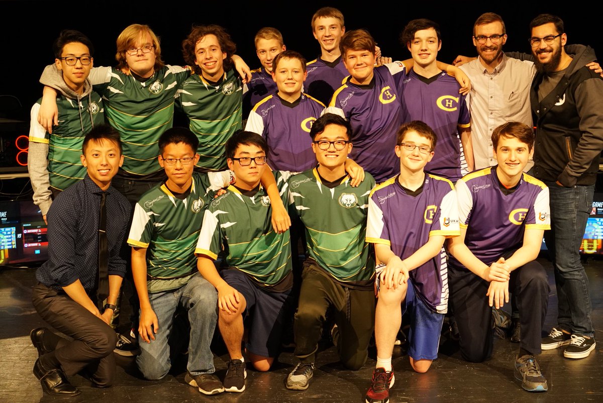 PlayUkatsu's tweet photo. Congratulations to Rock Bridge winning the NATION’S FIRST ever Live High School Overwatch League! See you next season guys! https://t.co/kBnmUNtfPq
