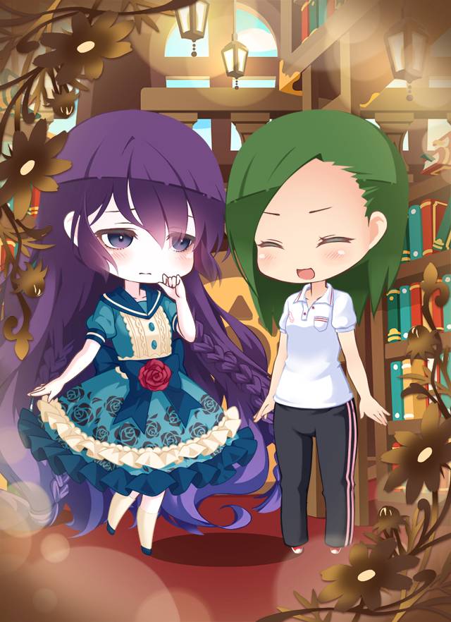 suzuno_fairy's tweet photo. #DRREC 

🔮＜証拠集めくらいしか手伝えることが無いのだけれど…
🌊＜おぅ！推理は任せろ！ https://t.co/ErSO9zurTP