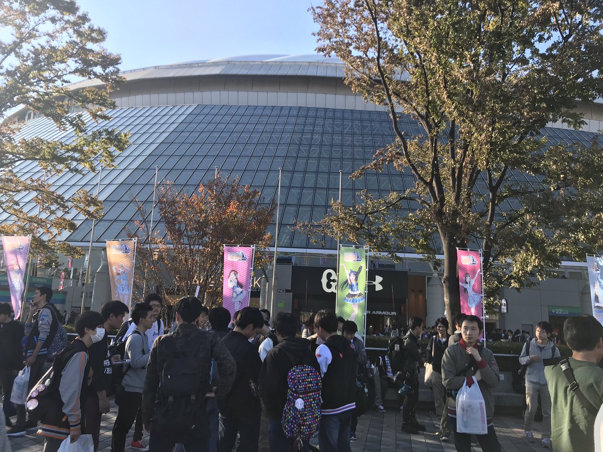 reshia04_'s tweet photo. 東京ドームきたぁ！

Aqours4thライブ両日全力で楽しむぞー！
#lovelive https://t.co/EczrXDUQJu