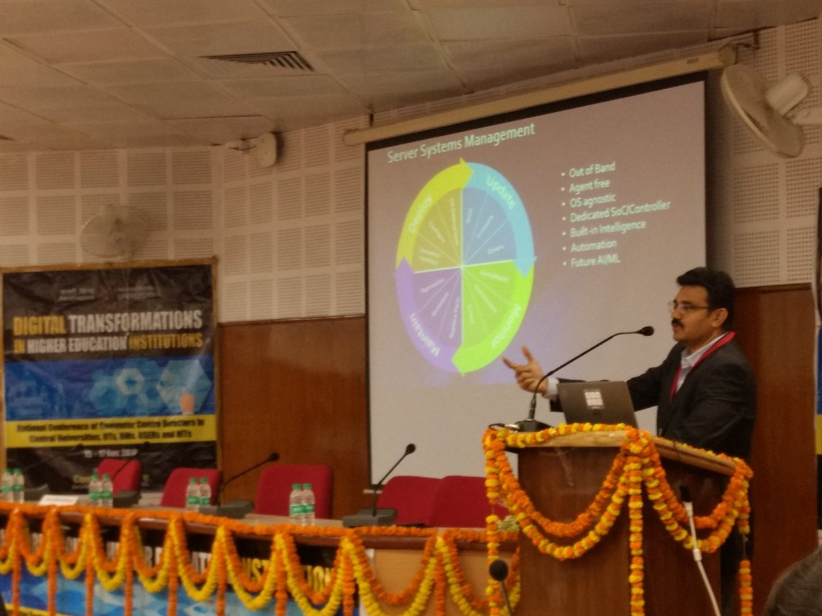 bhu_digital's tweet photo. "Technology Trends in Data Centre and Cloud Infrastructure" by Rama Ramkrishnan,Director @Dell, at national conference @bhu_digital 
LIVE AT https://t.co/YoI6OOxNHO

#DigitalIndia #digitalbhu #datacenters #CloudComputing #redfish https://t.co/Wgw2MYaCRw