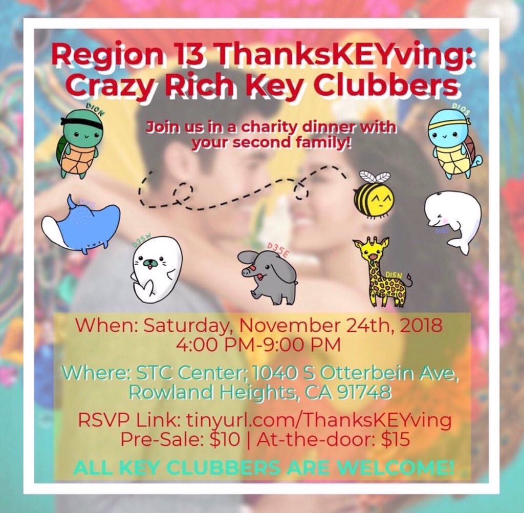 Division15East's tweet photo. 🍂 Hey Mantas!!! Got post Fall Rally depression? Go to ThanksKEYving to give thanks to your Region 13 members! Come see live performances and our fashion show all in this event, so don’t miss out!!! $10 Pre-Sale and $15 at the door! LINK: https://t.co/74TpdgXAfs 🍂 https://t.co/Ddv0KlJFLl