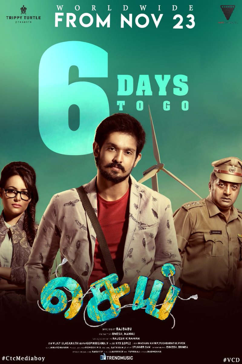 6 days it is !! #SeiTheFilm #SeiFromNov23 @Nakkhul_Jaidev @AanchalOfficial @chandrikaravi_ @nyxlopez @vauvecorp @MannuDxb @proyuvraaj @CtcMediaboy