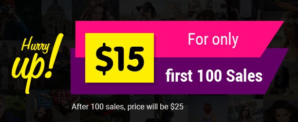 SolwinInfotech's tweet image. Golden chance!✨
The first 1⃣0⃣0⃣ customers will get $10 discount on the purchase of #PortfolioDesigner - #WordPressPlugin @EnvatoMarket. 
You can design an astonishing #portfolio with a slick look!

Grab this offer now ✅ bit.ly/2BdRrLQ
#Photography #Business #WordPress