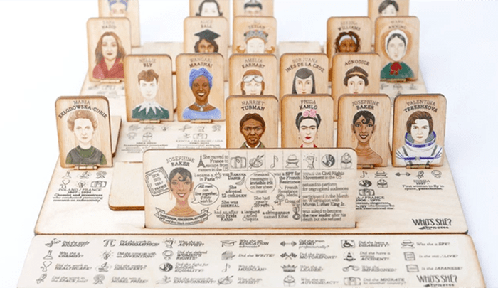 AzaharaTIC's tweet photo. ¡Maravilloso! Un juego al estilo "¿Quién es quién?" con mujeres importantes de la historia https://t.co/gWXtT26Rsk vía @LaCriaturaCreat #Juego #Game #Mujer https://t.co/sBIulcJkLE
