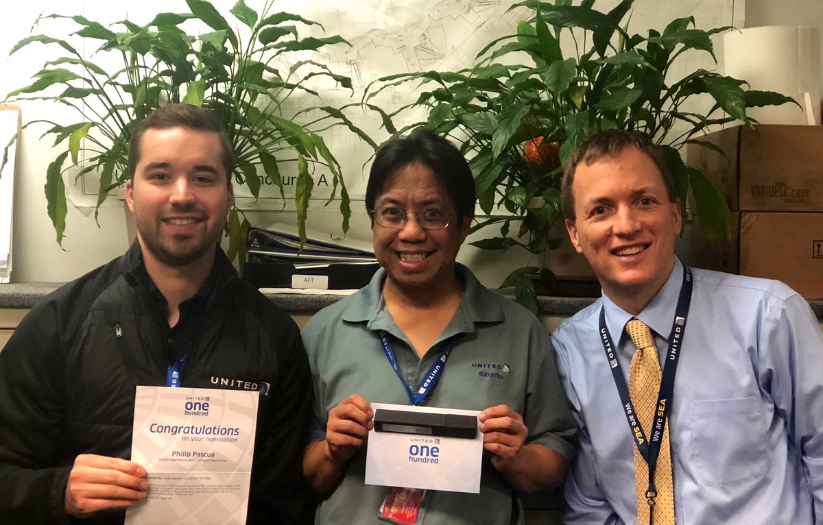 DustinBurtis's tweet photo. Congratulations to Phil Pascua on his U100 nomination! Thank you for all that you do for team SEA! #teamSEArocks @weareunited #beingunited #whyiloveao https://t.co/0fnRF8G0en