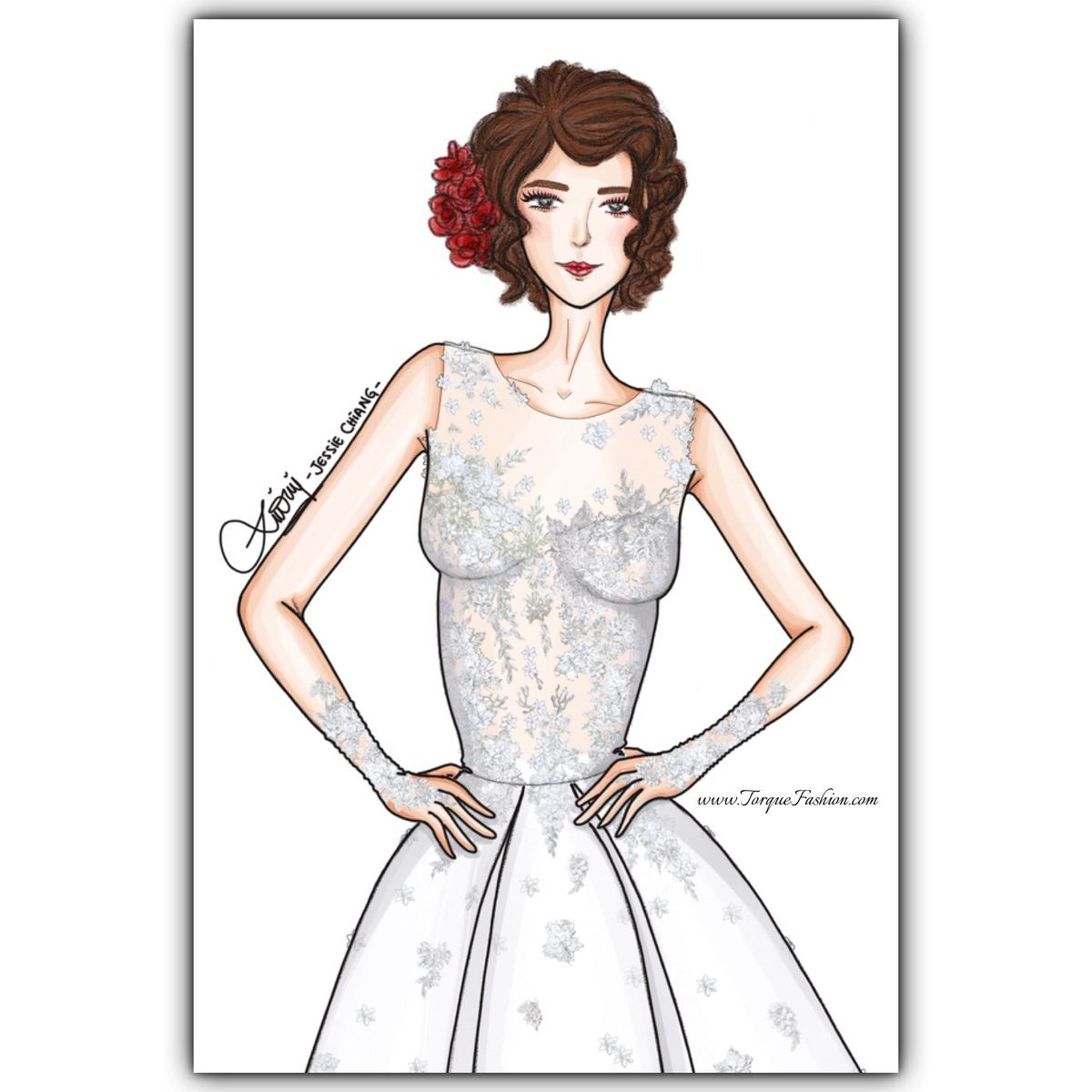 NEW #Gown #Sketch , #Design &amp; #Coloring by Jessie Chiang using #iPadPro + #ApplePencil for Miss Elisabeth 💃🏻

#TORQUEfashion #FashionDesigner #art #drawing #instaFashion #procreate #dress #styles #style #fashionillustrator #illustrator #weddingdress #sketches #weddinggown