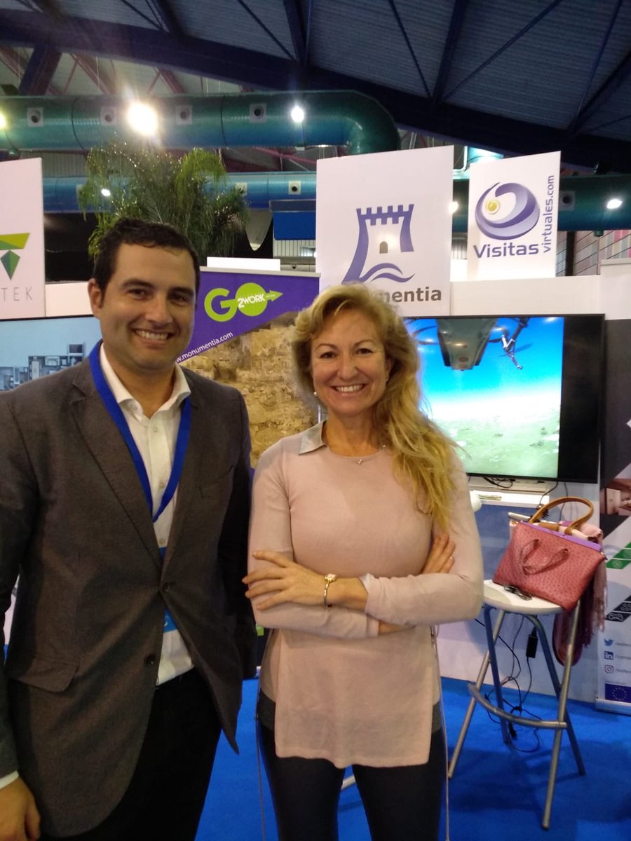 Mlgarcia68's tweet image. Visitando #simed y orgullosa de ver las innovadoras #startups @EsfericoVR y @monumentia #video360 #realidadvirtual #realidadaumentada @G2WMalaga @PoloDigitalMLG