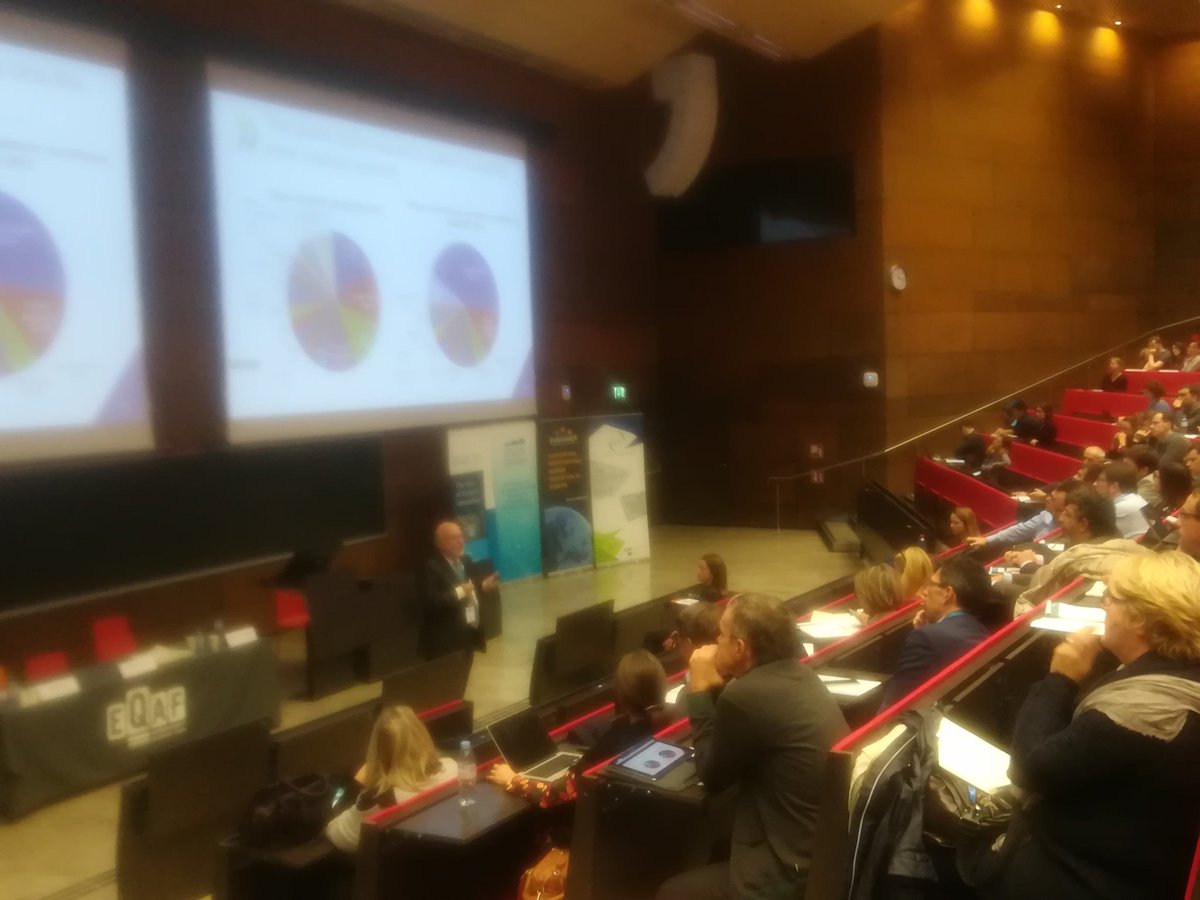 MariekeJanssen's tweet photo. #eqaf2018 awakening speech of Dirk van Damme: we are qualifying more people but are we losing the battle between qualification and skills? https://t.co/UmCQus0htC