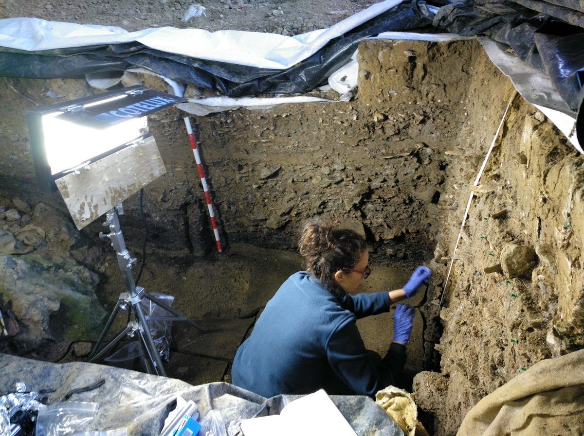 AMBI_Lab's tweet photo. Good morning from #Axlor #fieldwork #Euskadi #archaeology #AMBIlab #ERC @MallolC @CanalULL #ERCPaleochar https://t.co/T17stdJz8M