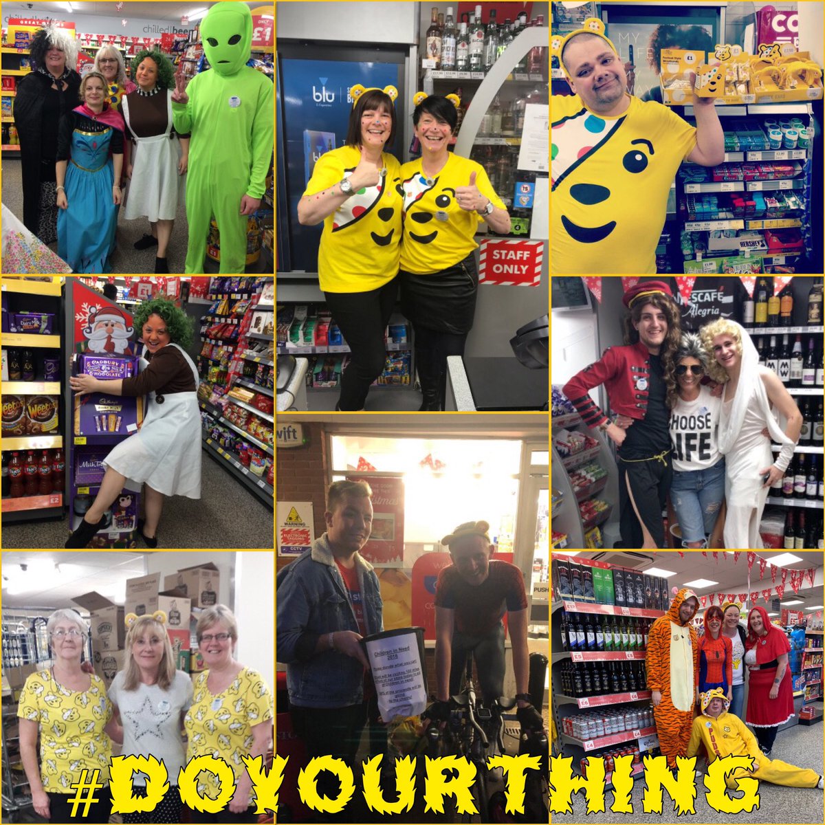 1StopCommunity's tweet photo. Our stores have been having fun and fundraising for @BBCCiN! Thanks to all our colleagues and customers for getting involved #doyourthing #letsraiselots #PudseyBear https://t.co/AGX83TOVgT