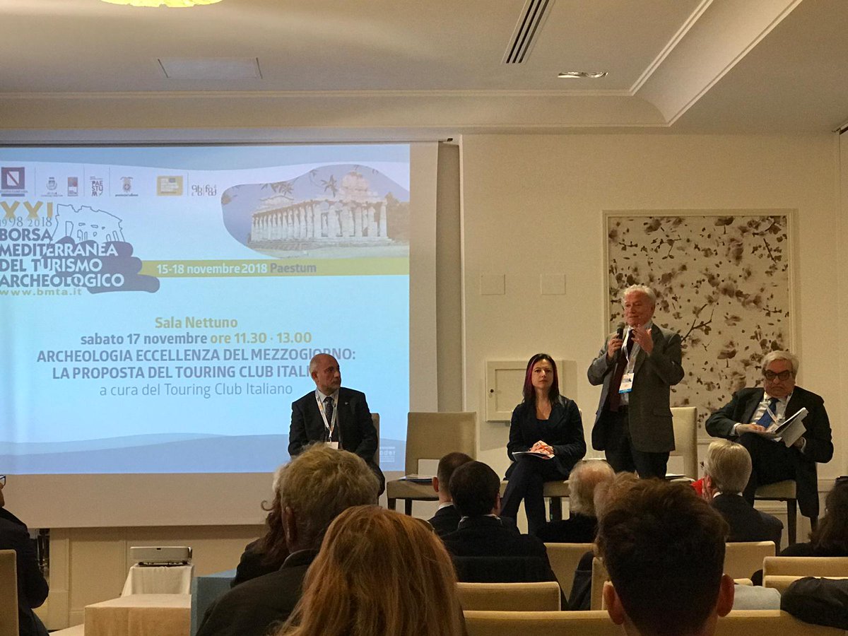 ClassiCultit's tweet photo. "Archeologia eccellenza del Mezzogiorno: la proposta del Touring Club Italiano". #BMTA2018 https://t.co/RcIItfc0gC