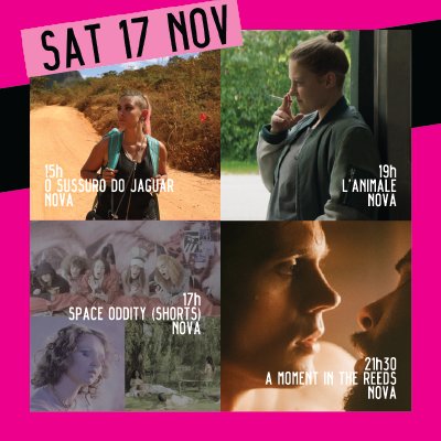 This years' #PinkScreens edition is drawing to an end , which is why today's programme is #mindblowing ! From #queer futuristic #punk boat-movie to lesbians &amp; women galore (incl. 1 musical!), to a gay love story about freedom and belonging - today promises to be epic! #queerfilm