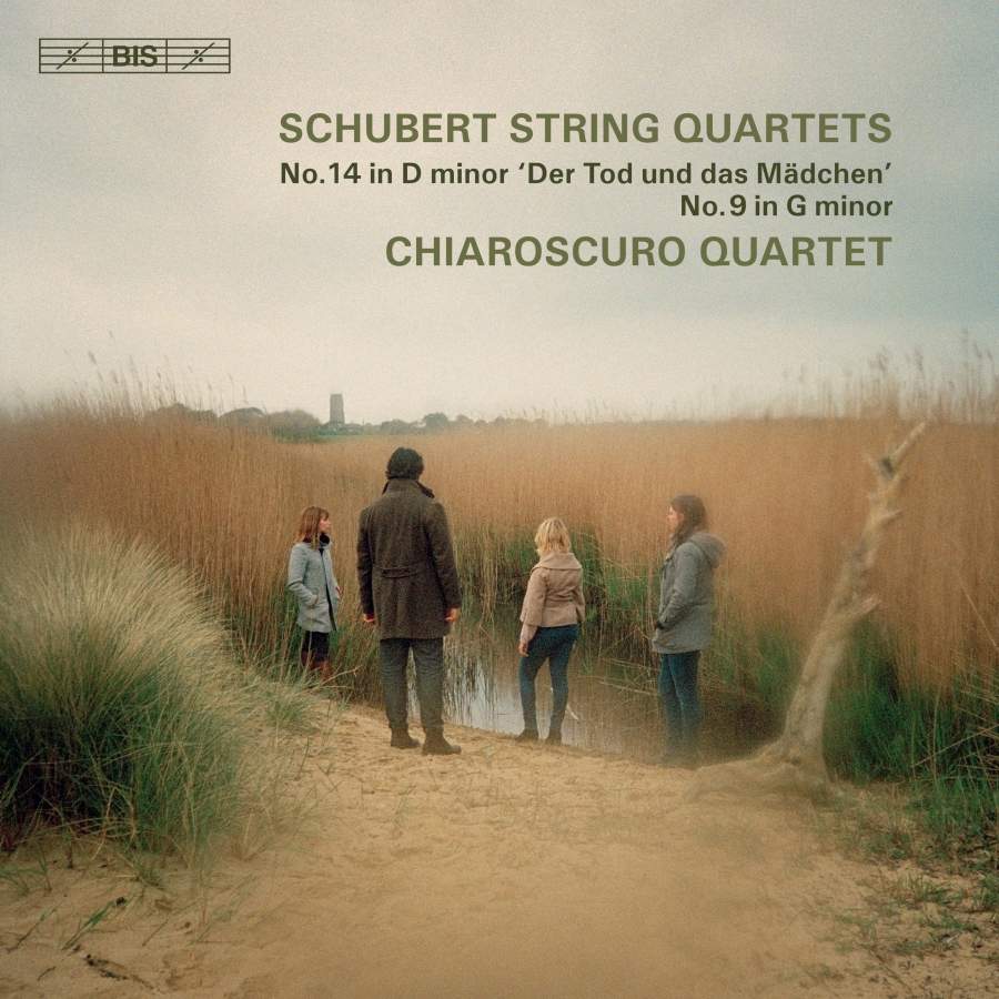 This is such fine playing of Schubert's Death and the Maiden Quartet: stark, dramatic, fiercely uncompromising...which is why the Chiaroscuro Quartet's new recording is my Disc of the Week @BBCRadio3 #RecordReview