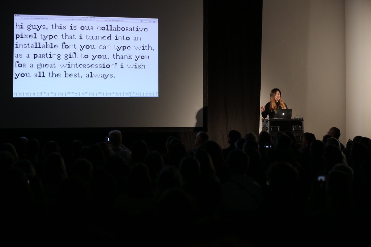 dynamicfontday's tweet photo. More Variable Than Variable Fonts – June Shin #dynamicfontday18 #dynamicfontday https://t.co/2TvPi1lBhH @typographische https://t.co/KwqpwmVw0W
