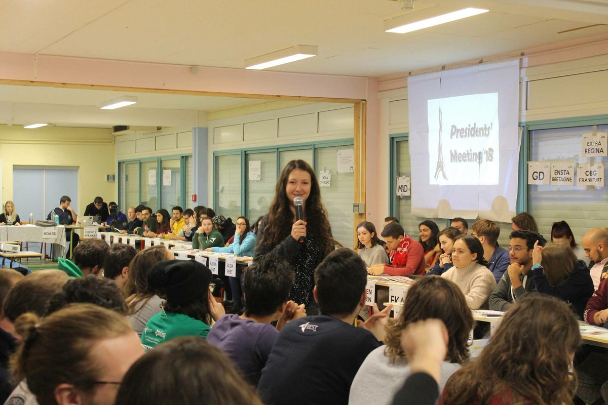 BESTorg's tweet photo. Let’s check some photos from the plenary!
The plenary is where we are discussing the hottest topics in our organisation and we are making decisions regarding the steps that we are going to follow for this BEST year.

#PM18France https://t.co/mFZDctRkbt