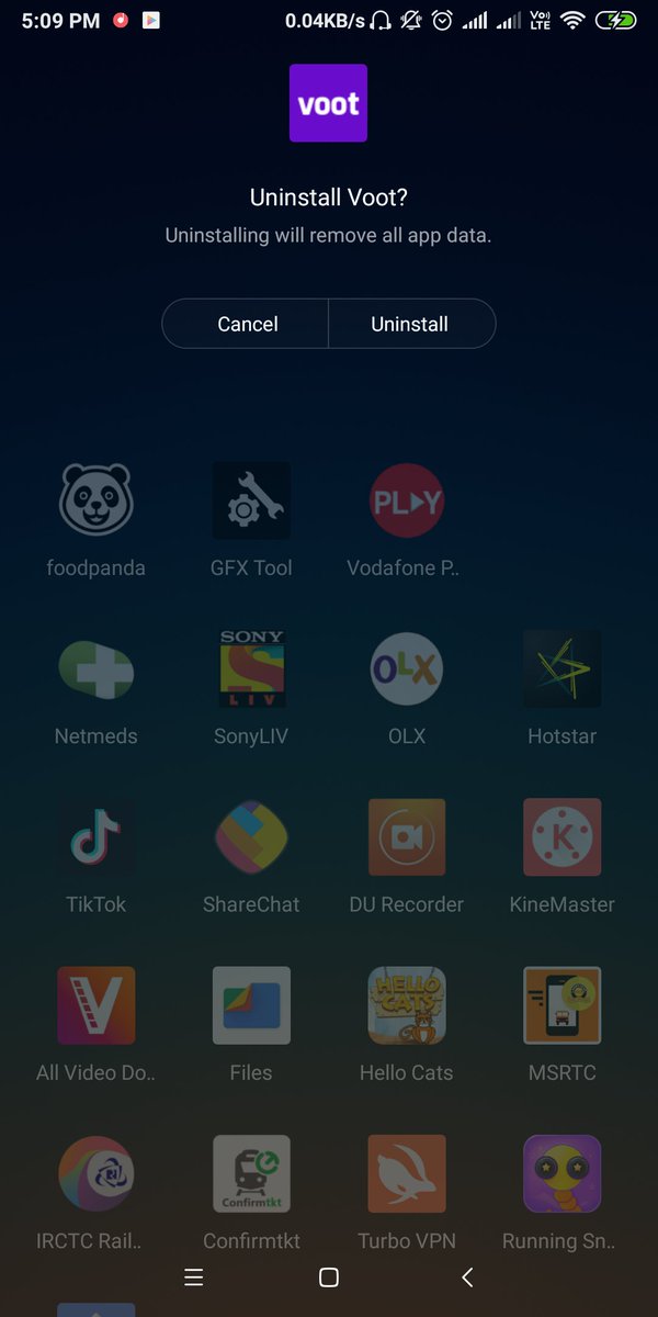 Prashant_Spd's tweet image. @justvoot @ColorsTV @BiggBoss 
Ye show band kar do..
kyu logo ko chuu bana rahe ho..
#ScriptedShow #BiggBoss 

Uninstalling Voot....