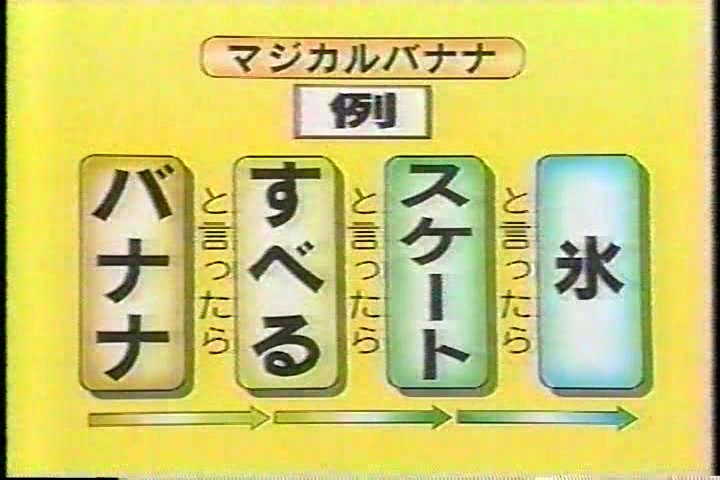 ずーっと気になってたマジカルバナナの例題フリップの歴史をついでに