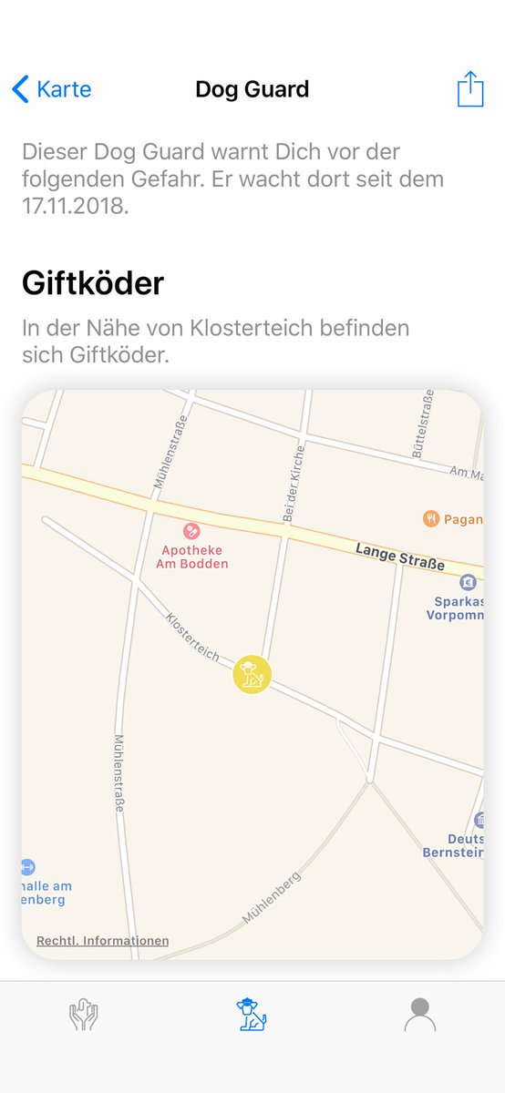 dogguardapp's tweet photo. Aus der Dog Guard App: 
https://t.co/JafXoBbMmF

Ein Dog Guard möchte dich warnen.

Giftköder - Erhöhte Aufmerksamkeit in der Nähe von Klosterteich, Ribnitz-Damgarten.

#dogguard #giftköder #giftköderalarm #giftköderschutz #giftköderwarnung #hund #hunde #haustier #dog #dogs https://t.co/yd4MzKxhTs