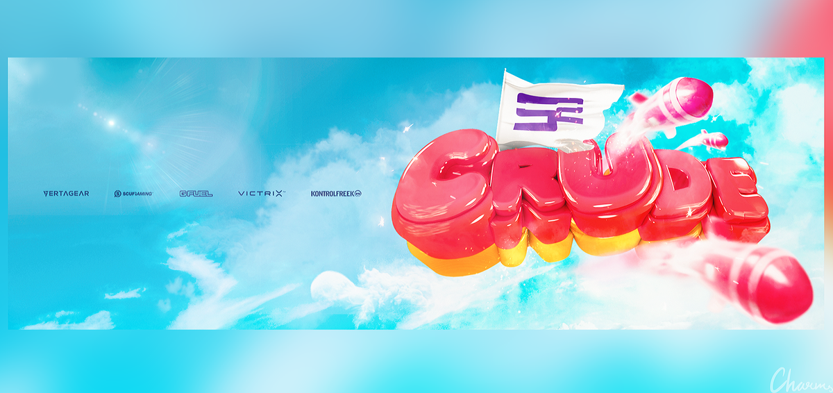 Ch2rms's tweet photo. Twitter Header for @Crudes 
Dual w/ @pavseh (Text by Charms)
All Support and Feedback is Awesome!

(Just Reposting for my Media) https://t.co/BQilvmHwmh
