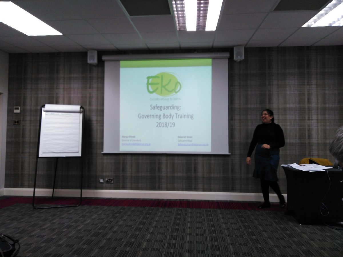 eko_trust's tweet photo. Our Director of Standards @MaryaAfreedi delivering training on Safeguarding to governors and trustees #ekotrust #Governance https://t.co/UM0jQMRCnK