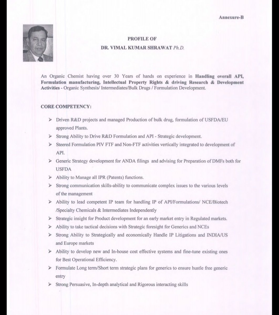 udhani_ritesh's tweet photo. A tiny smallcap Pharma company Shivalik Rasayan hires an industry veteran with 3 decades of rich experience. Next decade will be amazing!!
Disclosure - Invested https://t.co/H0EY8NexTQ