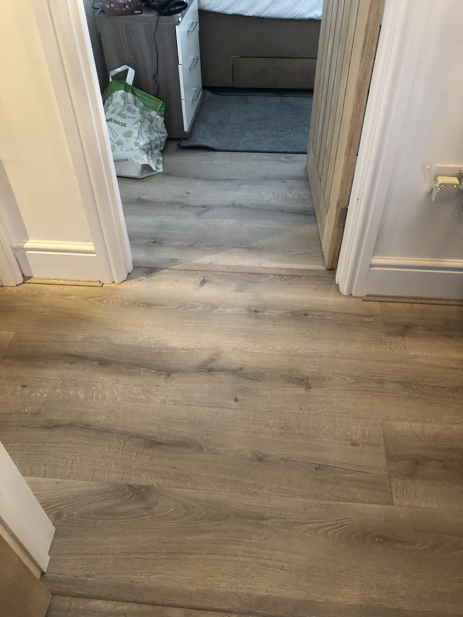 GalleryCarpet's tweet photo. Penthouse apartment overlooking the Thames completed in @QuickStepFloors Majestic Range , Challenging job including uplift existing , Furniture move &amp; all door cuttings , Fitted by Kris &amp; Matthew https://t.co/edco9n3mlA