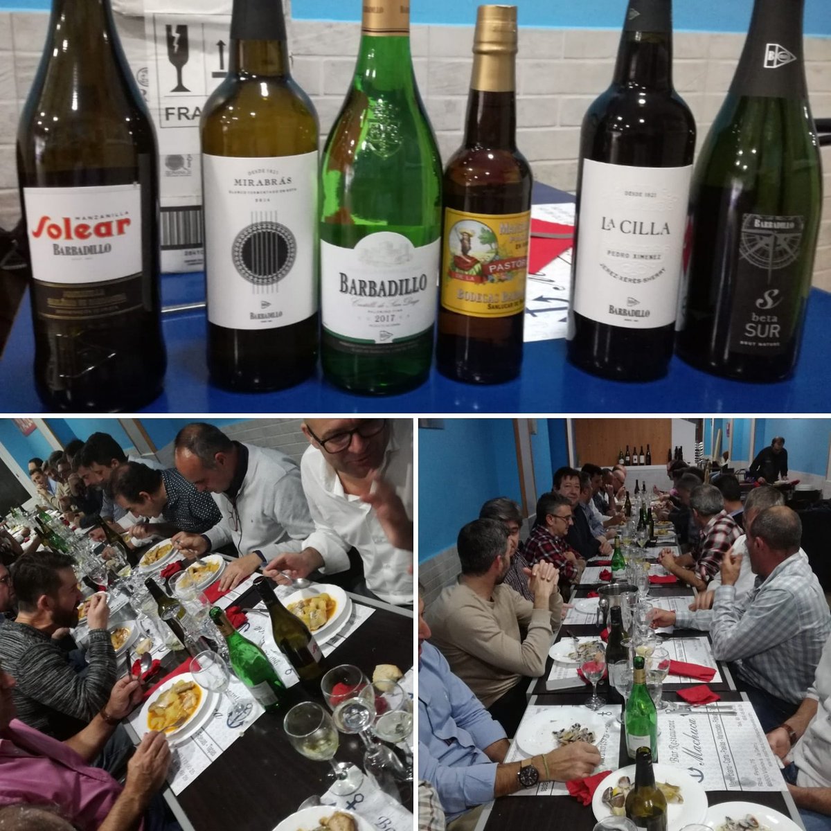 Entre plats i converses, tastem vins amics. <a href="/barbadillo/">Bodegas Barbadillo</a> a les nostres copes!!!
#vi #vino #wine