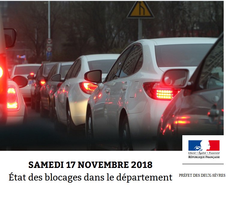 Gilets Jaunes Les Barrages à Niort Et En Deux Sèvres