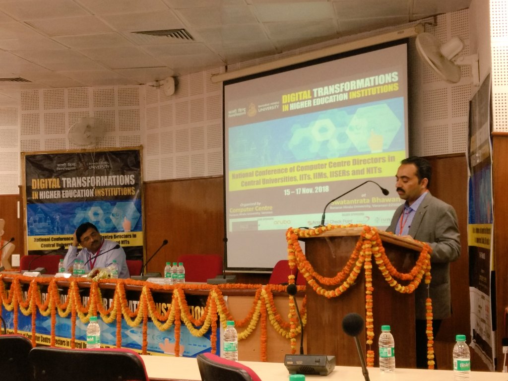 bhu_digital's tweet photo. Towards the end of the conference..
Conference report by Prof. Vivek Singh @vivekks12 , at Digital@BHU @bhu_digital 
3 days.70 institutes. 11 keynote https://t.co/PP0O3KYlBW breaking sessions.Endless discussions and flow of knowledge &amp; ideas.
LIVE at https://t.co/YoI6OOxNHO https://t.co/VrN1WdpfwH