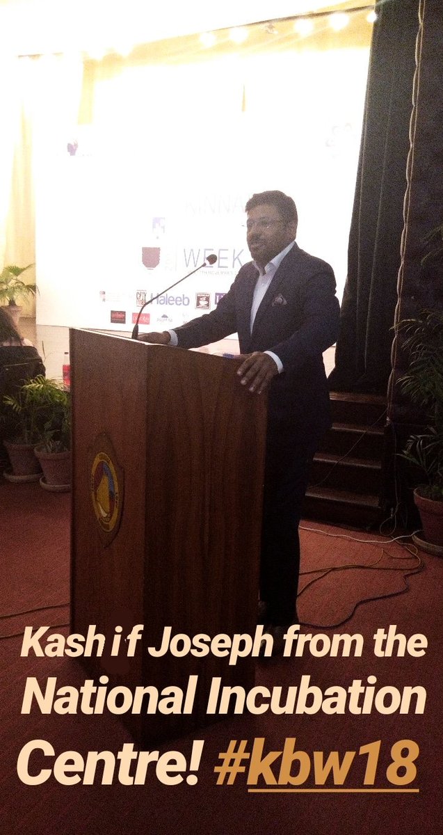 kbw2k18's tweet photo. Kashif Joseph from the National Incubation Centre! #KBW18 #Sociopreneuring https://t.co/GL7xSzAQHJ