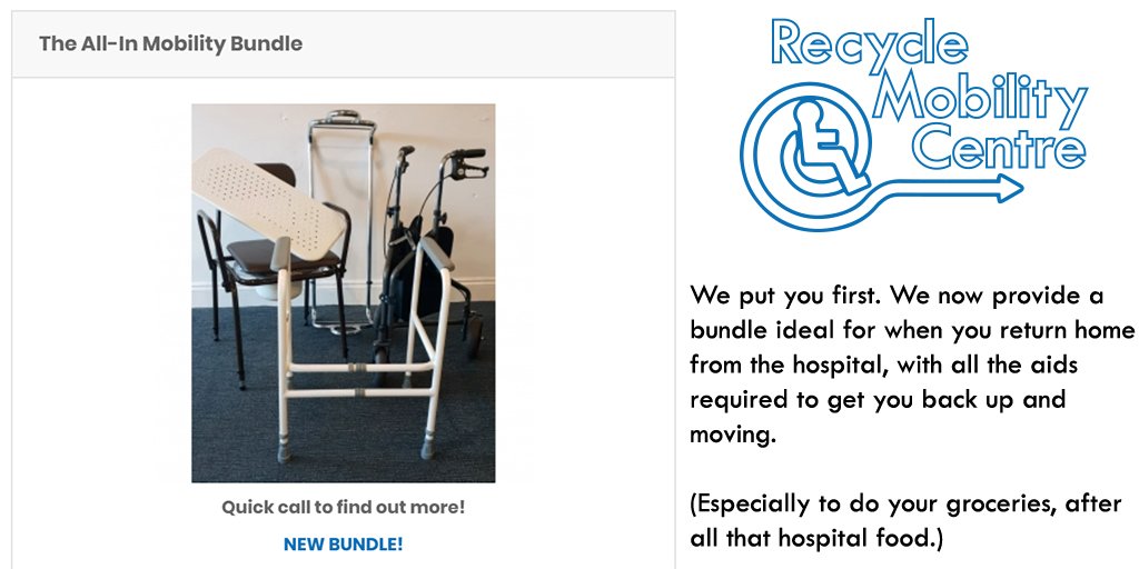The signs were there... We knew this was an absolute need in our community. 🙌

Whether you're recovering from a #hospital visit, or suffered a wee knock in the dancing last night, we can tailor a bundle of aids that'll make you feel unstoppable. 💪♿️

#accessibility #mobility
