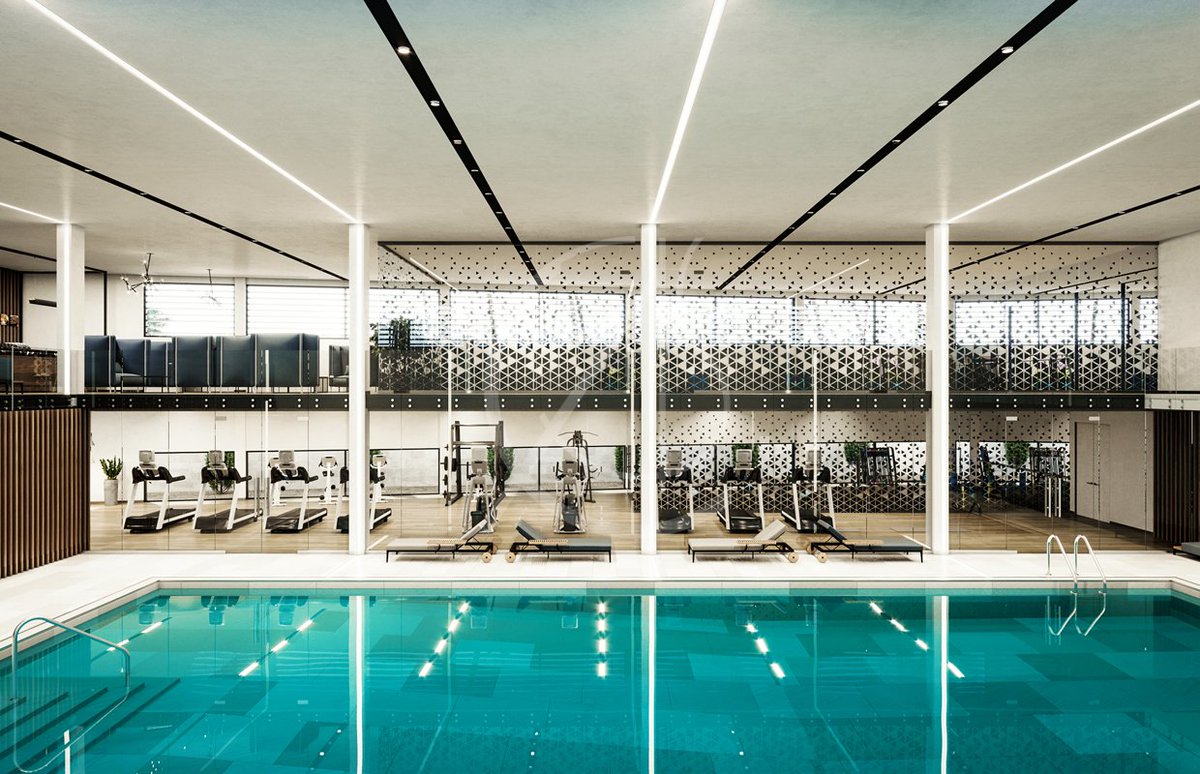 comelite_arch's tweet photo. The white exterior of this modern ladies fitness center will have the least amount of light absorption, perfect for the hot KSA climate.
https://t.co/0bkcK3Cchg
تصميم_مركز_رياضي#
#Saudi_Architecture
#fitnesscenter_design https://t.co/28SXjWFtL2