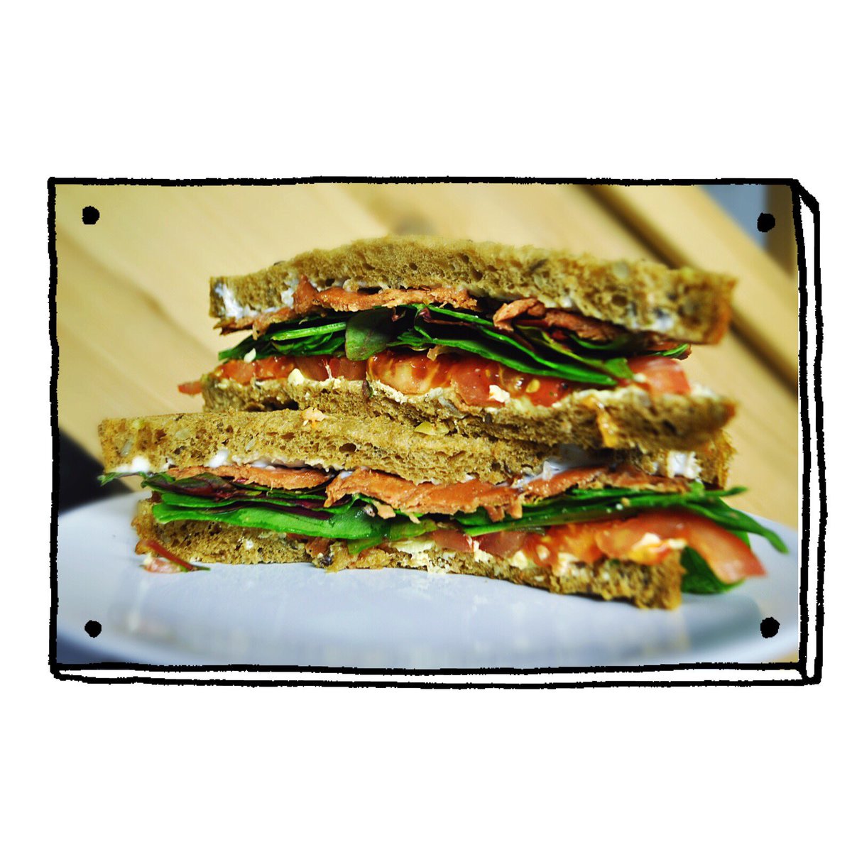 VLT for brunch? Come try our seitan bacon, green leaves, vine tomatoes & veganaise sandwich - it’s already got a few fans out there!  
And there’s more but that’s for you to find out! 😉😋  #deptfordhighstreet #vegan #veganlondon #lewisham #vegancafe #southlondonvegan #vgnldn