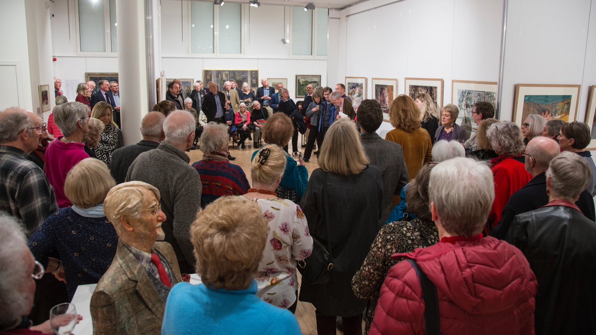 MikeBolam's tweet photo. .@kbtgalleries @gracefieldarts @dgcouncil @DGWGO Lovely opening event at Kirkcudbright Galleries last night, thanks to all involved. Great to see so many familiar faces and "Archie Sutter Watt a Galloway Artist" books going out the door too!  #ArchieSutterWatt #AGallowayArtist https://t.co/5UxP2U4EOP