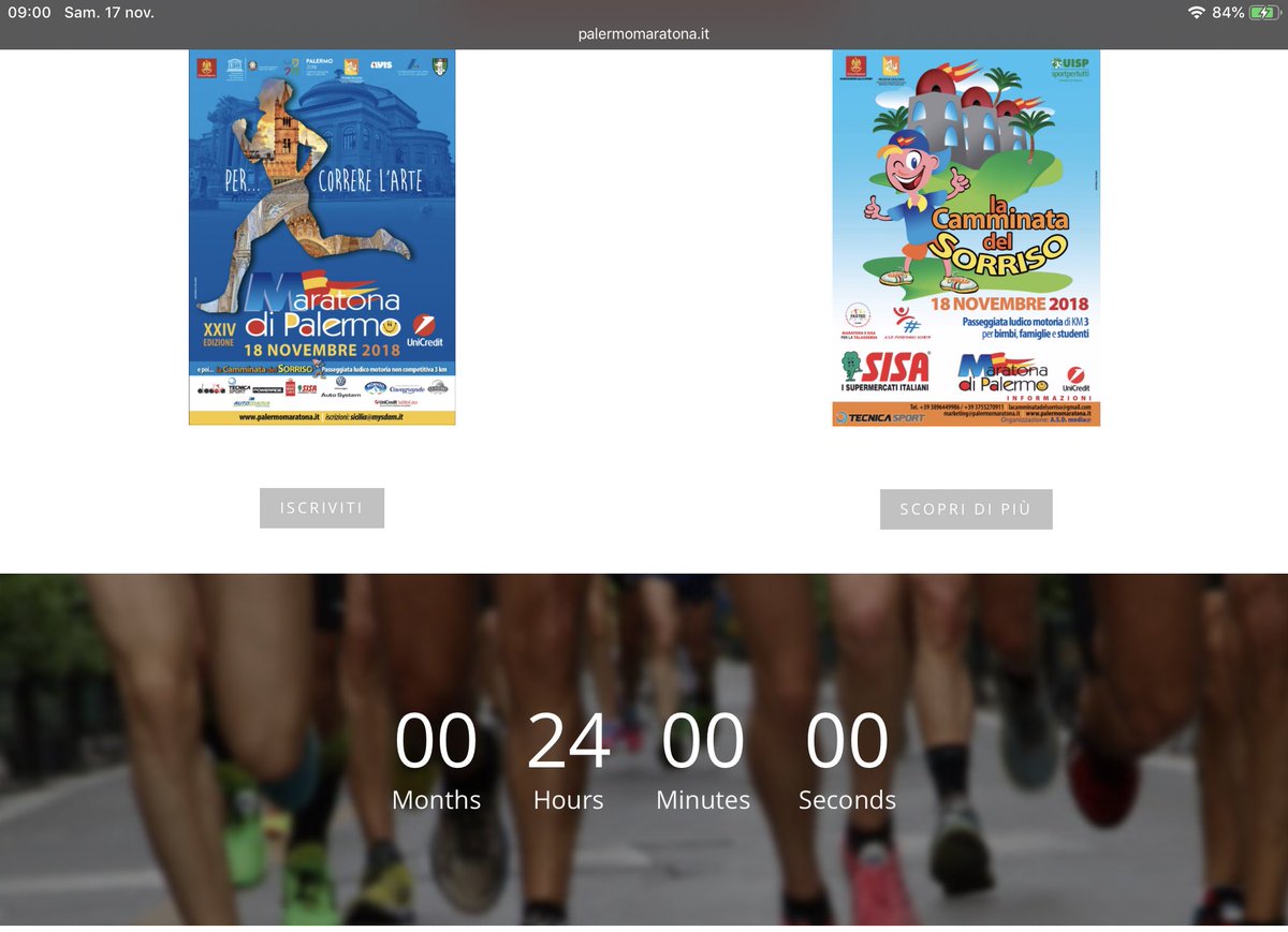 Dernières 24 heures avant mon marathon à Palerme