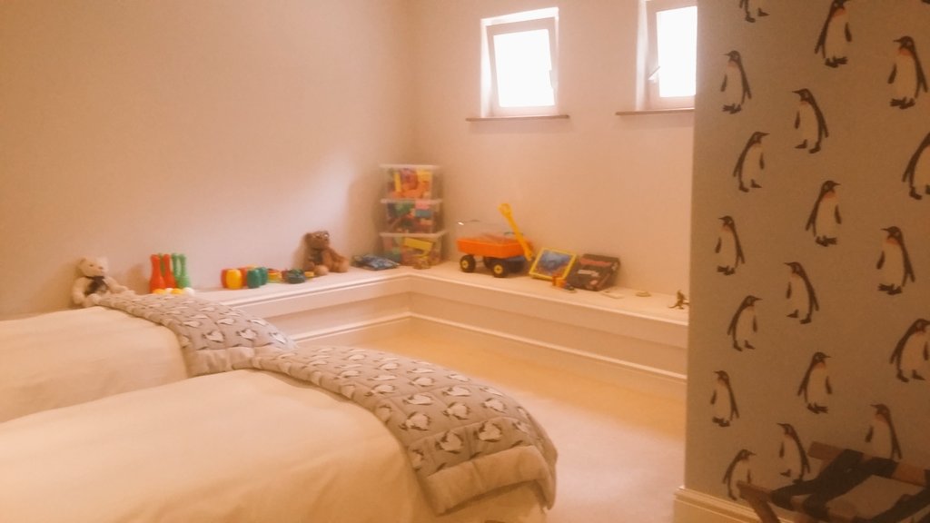 FamilyTravelsZA's tweet photo. Wow. I am in love with the Penguin room at the newly opened @Tintswalolodges at Boulders. Ever seen a more kid-friendly room than this?! #TintswaloatBoulders #bloggersbreakfast https://t.co/RFXW2JOk5J
