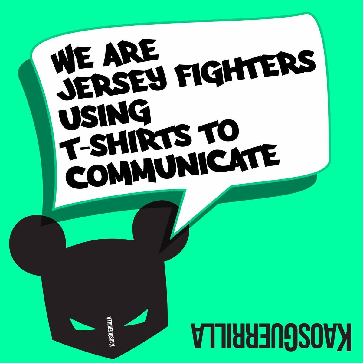 kaosguerrilla's tweet photo. We are jersey fighters using T-shirts to communicate!
https://t.co/9MRB5cXWpw

#kaosguerrilla #jerseyfigthers #sayitwithatshirt #love #tshirt #design #bali #indonesia #cool #baju #kaoskeren  #supportlocalcommunities #junglestarproduction #rokmaphotography  
photo @rokmatwit https://t.co/vN9ybGEkwr