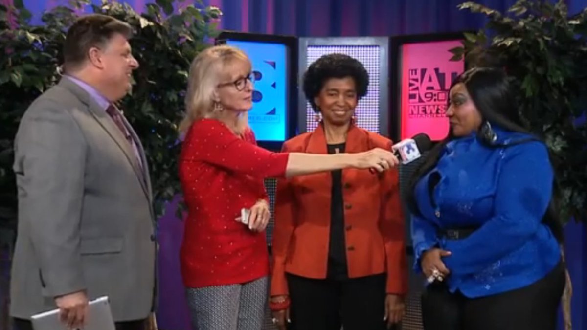 mszeno43's tweet photo. Ms Zeno the Mojo Queen and Elaine Turner on Channel 3 News. https://t.co/piiEzxnBR2