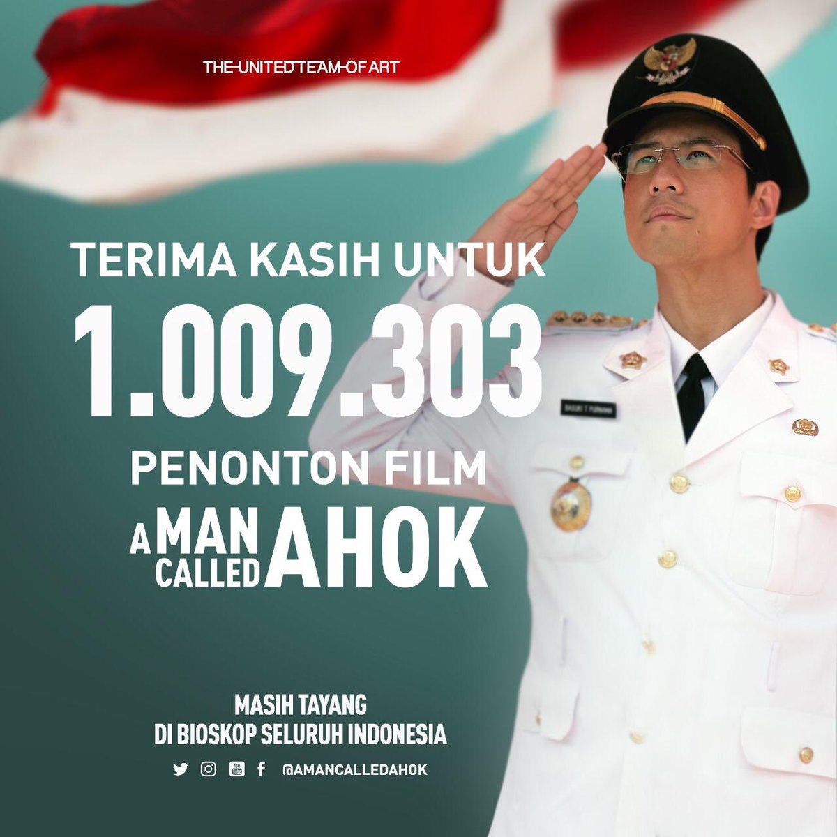 basuki_btp's tweet image. Terima kasih atas dukungannya pada film A Man Called Ahok. Per hari Jumat, 16 November 2018, Penonton film A Man Called Ahok mencapai 1.009.303 orang. Siapa yang belum nonton ?