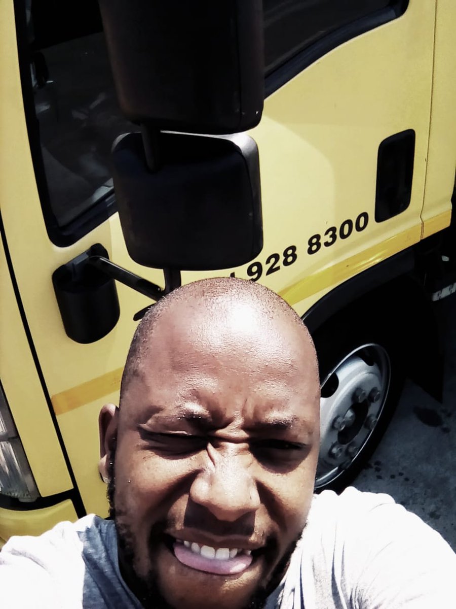 ChomiYaJeso's tweet photo. Join #LookAtGodChallenge by taking a selfie with a truck to celebrate that you're employed. You can take a selfie with any machineπ @TrendingSAon3 @METROFMSA @somizi @tumisole @millie_ville @mahume_Speaker @uNdlunkulu_Xoli @Great_Kopi @danielmarven #ChomiYaJeso https://t.co/XdbKzdwyJ1