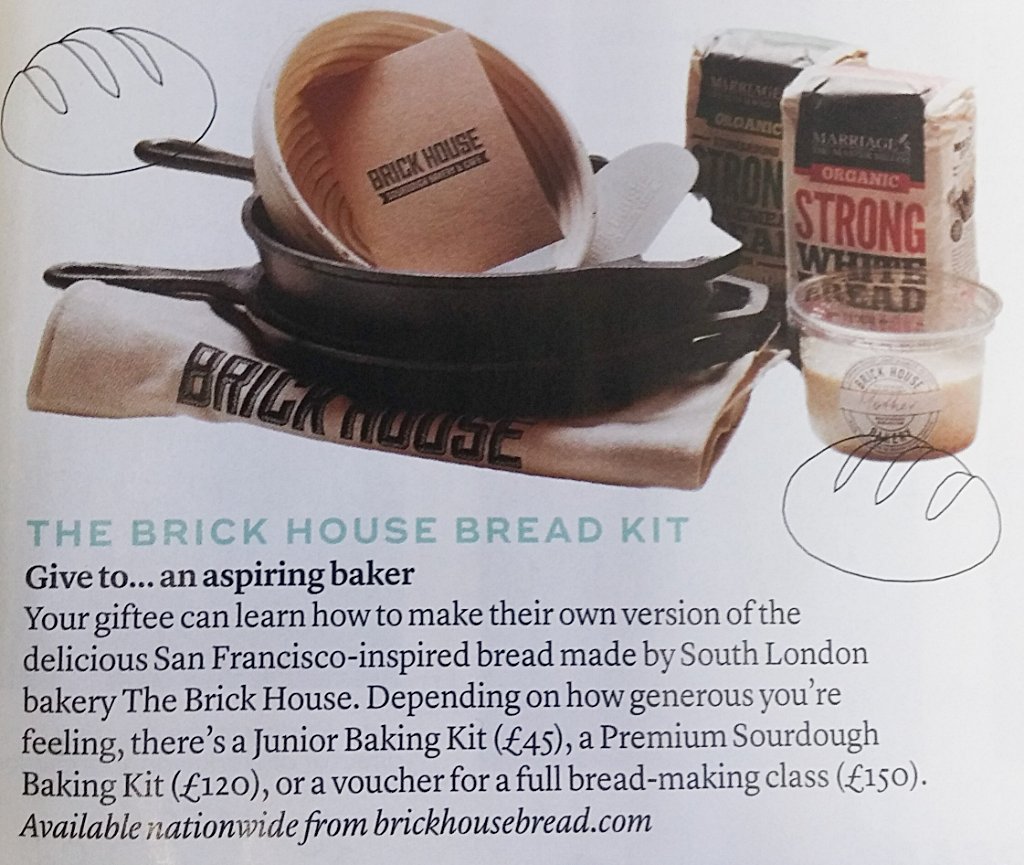 marriagesflour's tweet image. We spotted this in December's issue of @marieclaireuk. We have to agree with @iamlaurajackson, what a perfect Christmas present for an aspiring baker from our friends @BrickHouseBread!  #marriagesflour #bakingkit #foodiegifts #brickhousebread 📷 @marieclaireuk @BrickHouseBread