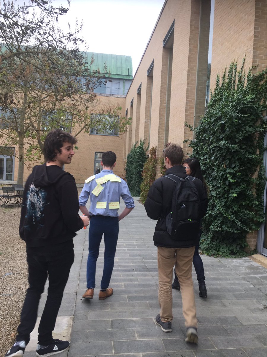 MiraKassouf's tweet photo. What I love about #designthining is the spectrum of energies in the room and outside when tackling the challenge @EITHealth #iday @OxfordECentre @mzubdia @if_oxford @Innovation_F @OxUInnovation @ https://t.co/vQOfiWMVoI