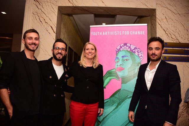 Miss Ambassador of the Kingdom of the Netherlands to Albania <a href="/guusjeka/">Guusje Korthals Altes</a> addressed the launch of our project Youth Artivists for Change, the two year project on artivism and human rights in the Balkan region <a href="/DutchMFA/">Dutch Ministry of Foreign Affairs 🇳🇱</a> <a href="/stichtingart1/">stichtingart1</a> <a href="/Chrisbelloni/">Chris Belloni</a> #creativetwinning