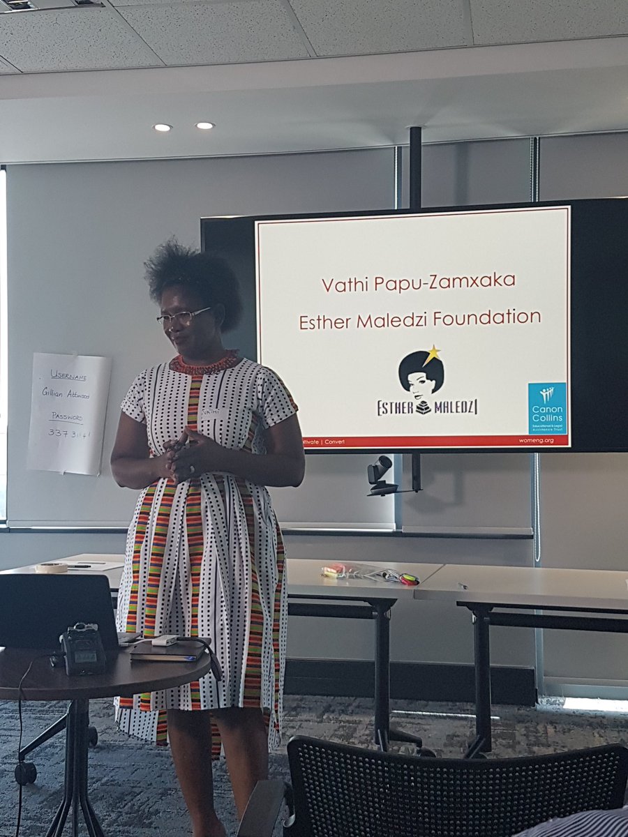 The story of ambition, hard work and ability - "Sometimes you just need someone to give you a break." And once you are successful, give someone else that break. Dr Vathi Papu-Zamxaka <a href="/CanonCollins/">Canon Collins Trust</a> #activistscholar