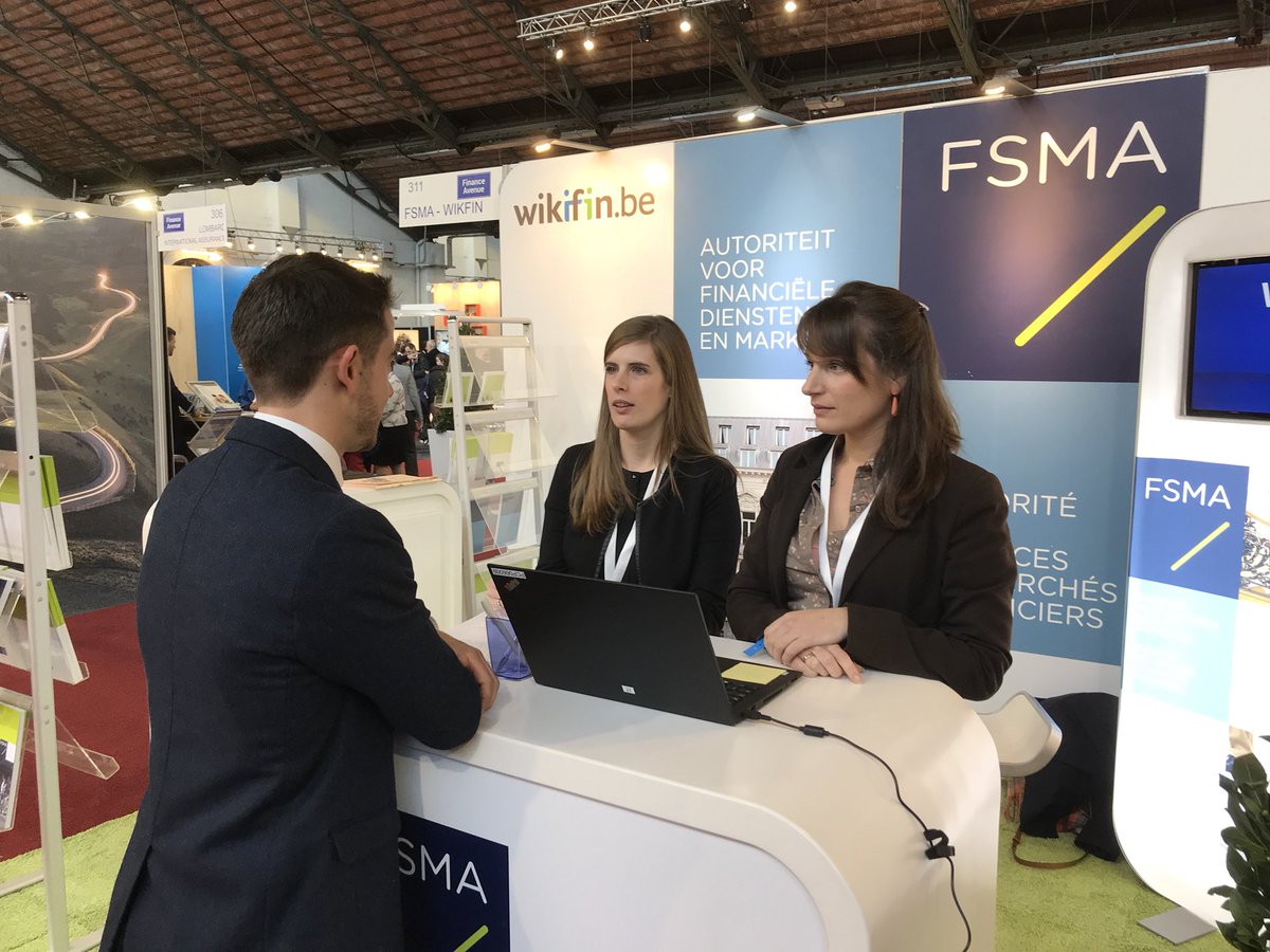 FSMA_info's tweet photo. FSMA aanwezig op Finance Avenue, geldbeurs voor #spaarders en #beleggers #17november2018 @Tourandtaxis #financeavenue https://t.co/tGlQjqGEdF