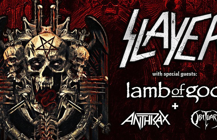 ⏰ HORARIOS <a href="/Slayer/">Slayer</a> MADRID  ⏰ 

<a href="/VistalegreMad/">Palacio Vistalegre</a> 
17:00 h – Apertura de puertas
18:20 h – Obituary
19:10 h – Anthrax
20:10 h – Lamb of God
21:25 h – Slayer
bit.ly/2PheC0y