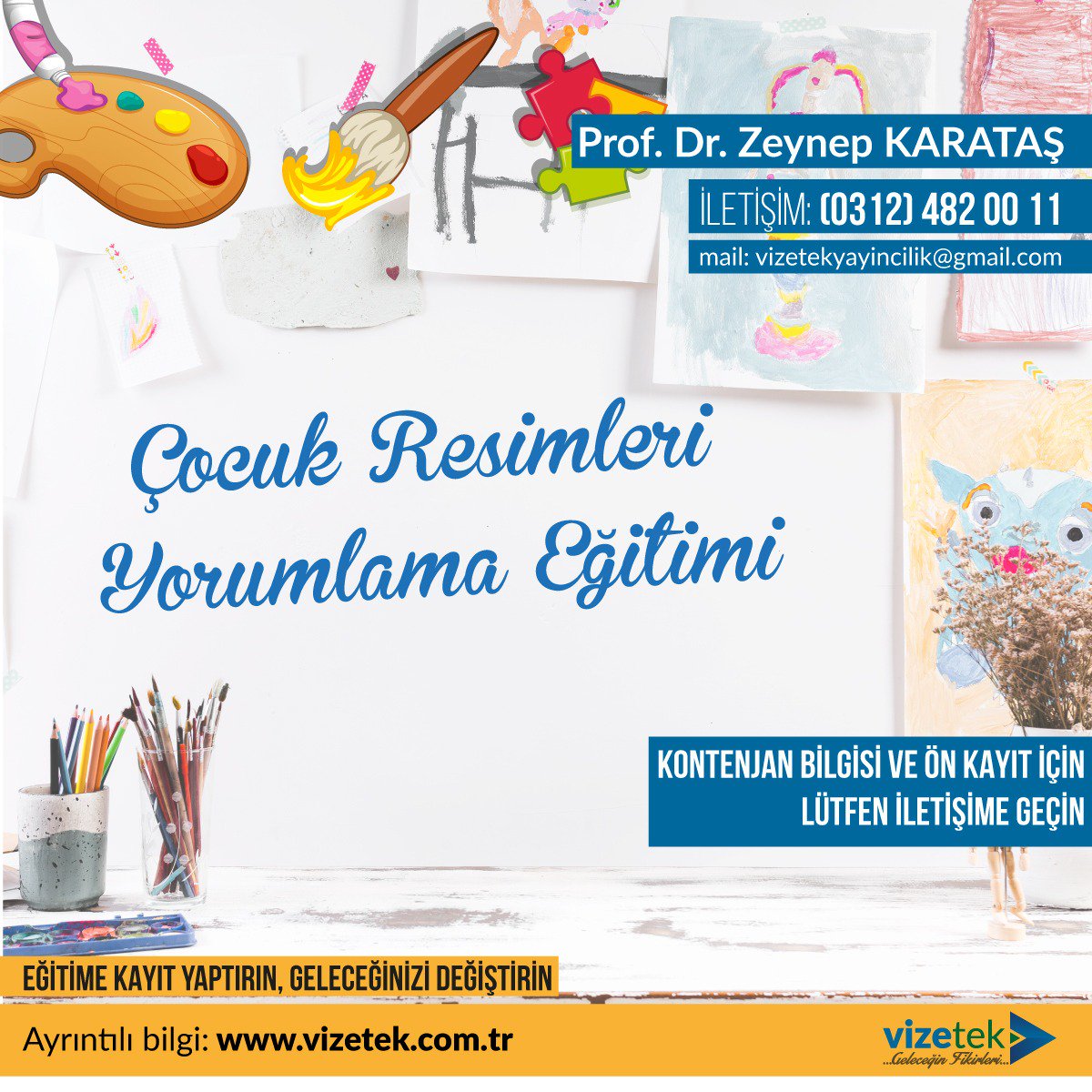 Resim yapma çocukların duygu ve düşüncelerini ifade etme yoludur. Çocuklar duygu ve düşüncelerini kolaylıkla ifade edemedikleri için resim en etkili ifade aracıdır. "ÇOCUK RESİMLERİ YORUMLAMA EĞİTİMİ" Kontenjan ve Önkayıt için lütfen bizimle iletişime geçin