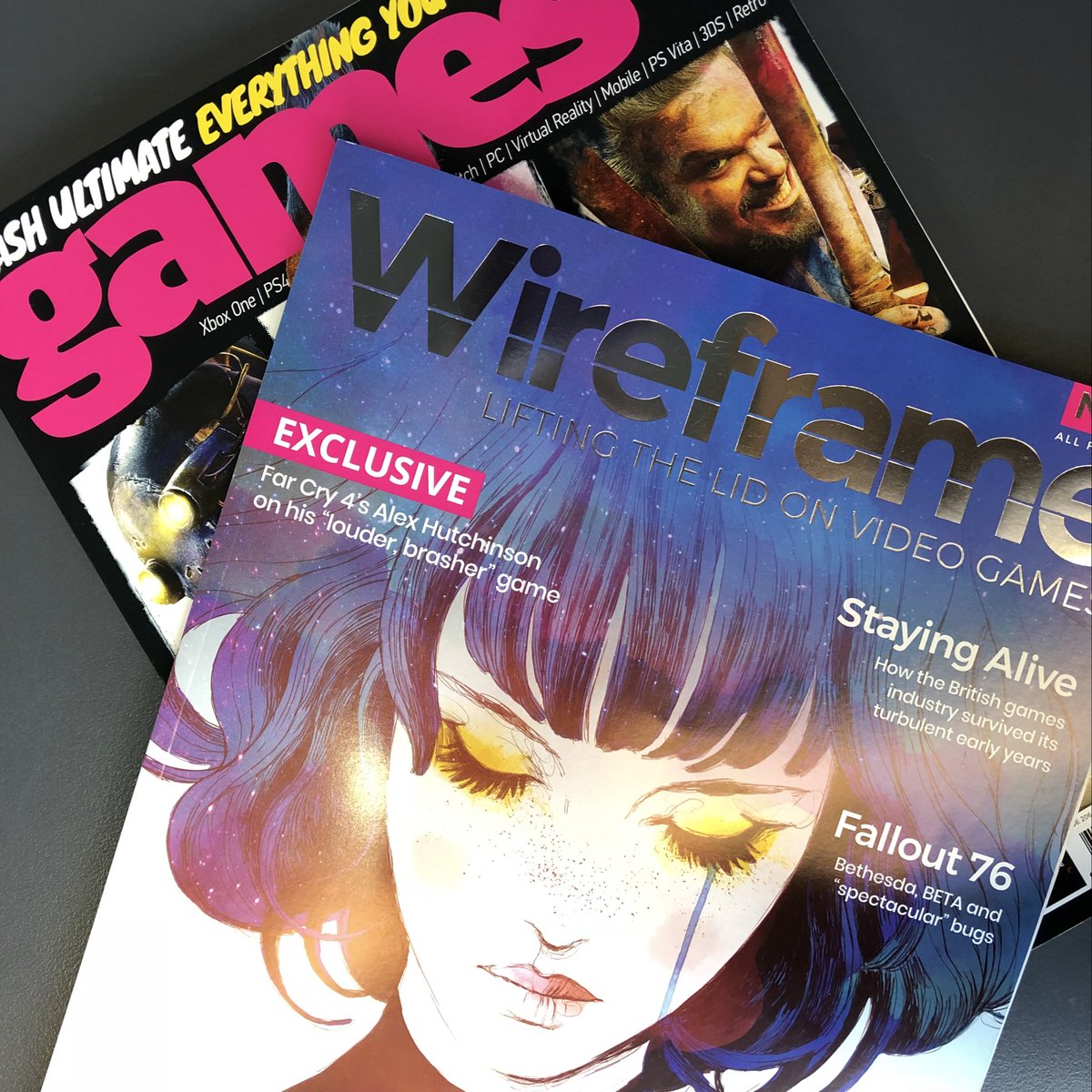 Sir_Pretender's tweet photo. Aahh... I was waiting weeks for this moment. 🕐 My dearest @gamestmm thanks for the memories - you had always been my favorite English-speaking mag. 😔 Dear @wireframemag I’m sincerely wishing you all the best! 👍😉 #gamesTM #wireframe https://t.co/m6OlLNy8dE
