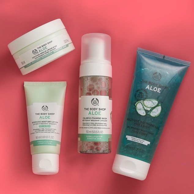 body shop aloe skin care